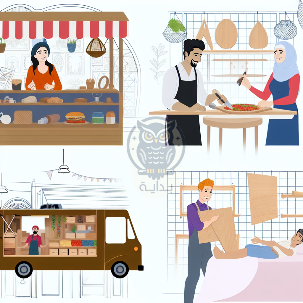 افكار مشروع التاجر الصغير