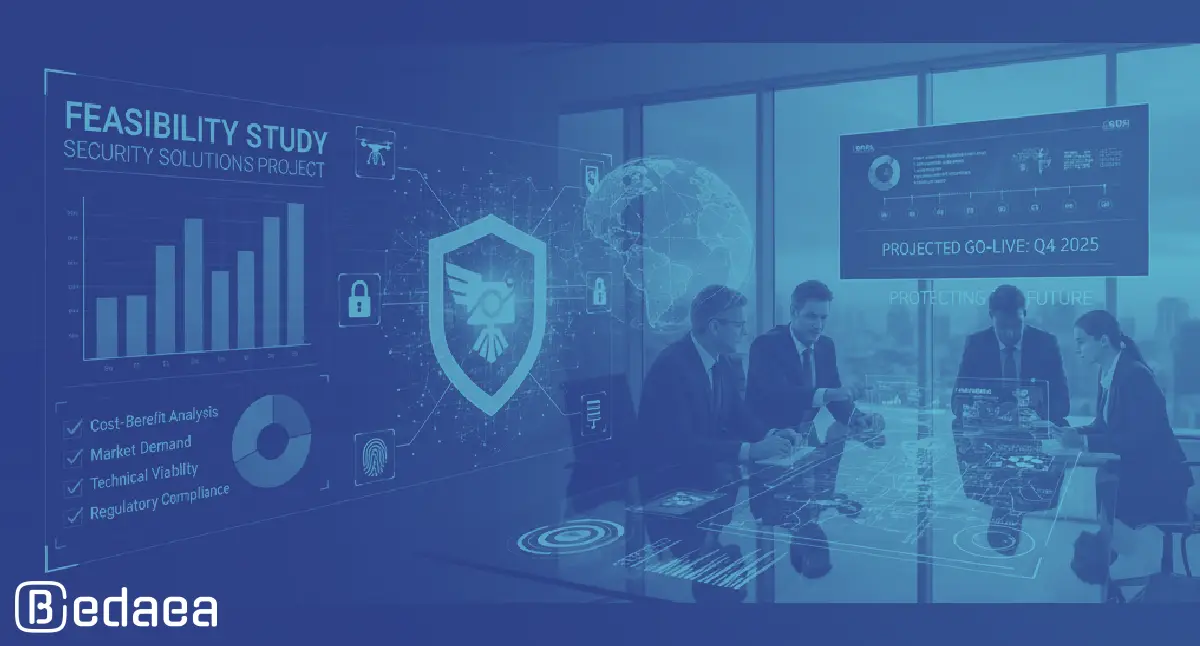 دراسة جدوى مشروع شركة أمن